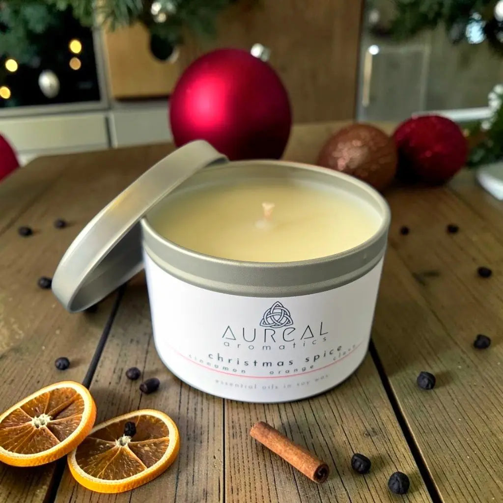 Essential Oil Tin Candle