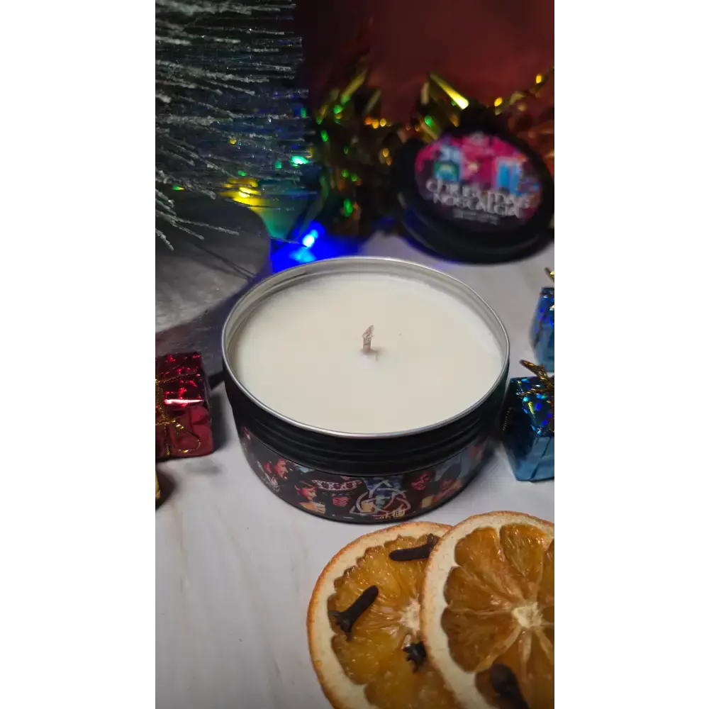 Christmas Nostalgia - Christmas Tin Candle - Candle