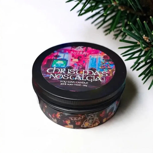 Christmas Nostalgia - Christmas Tin Candle - Candle