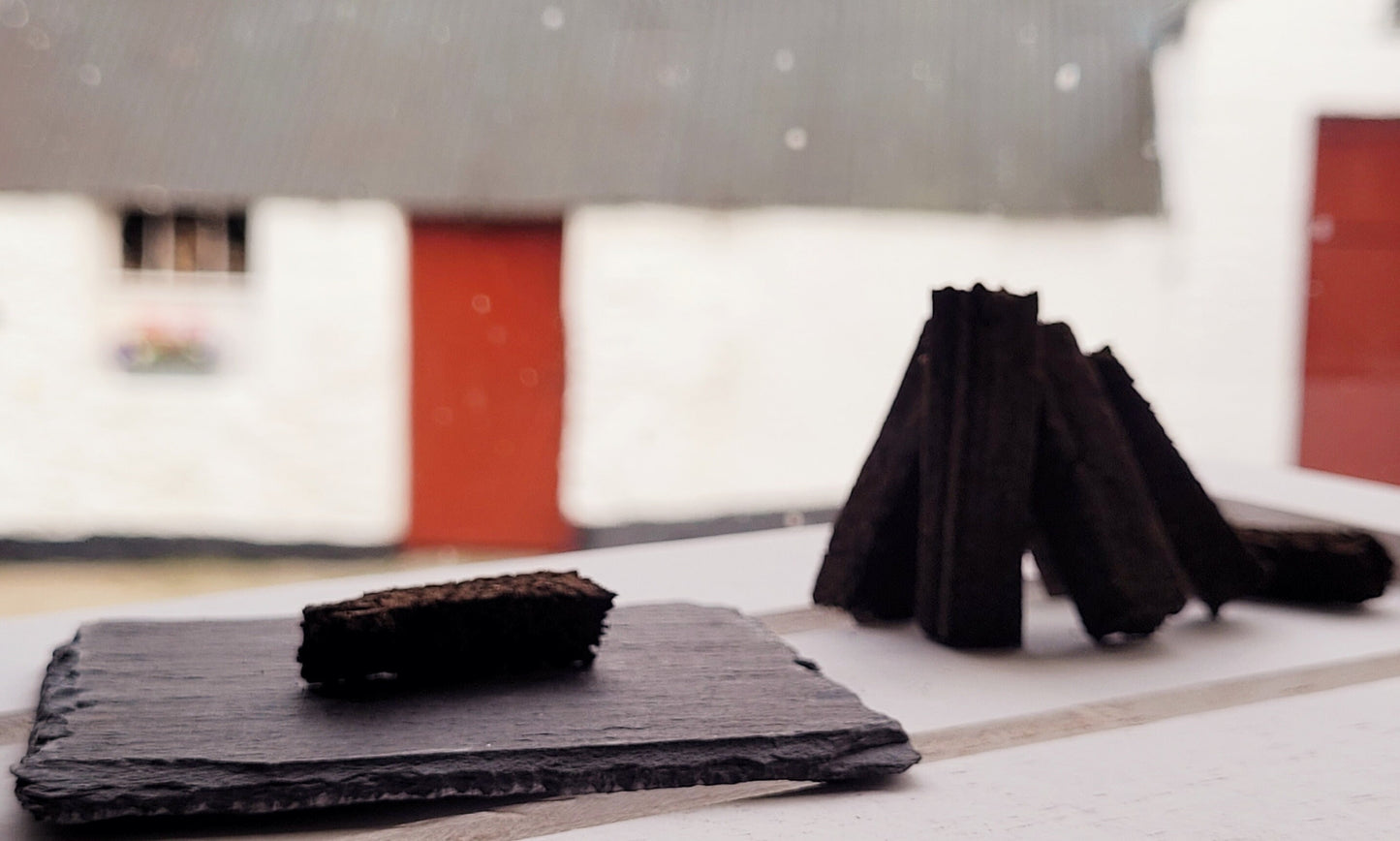 Irish Turf / Peat Incense Authentic Smoking Irish Cottage Set - The smell of Ancient Ireland